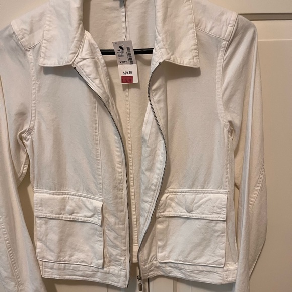 RW and Co white brand new cotton jacket. - Picture 2 of 5
